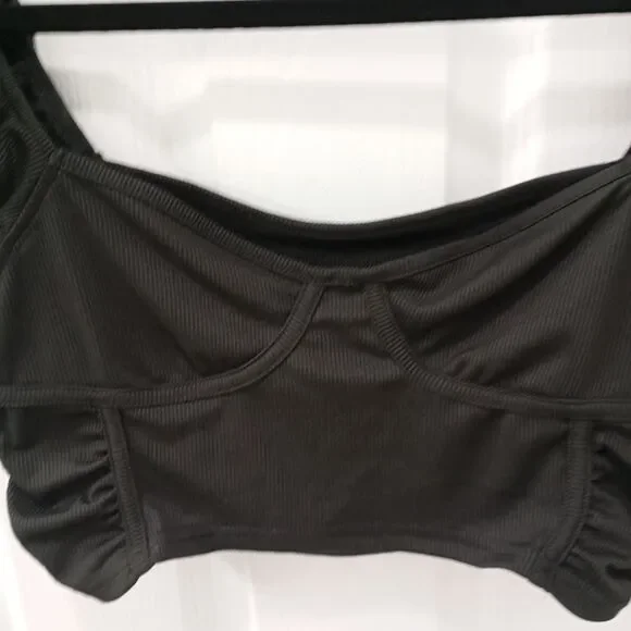 Crop Top Size M Women's Black - Picture 5 of 12
